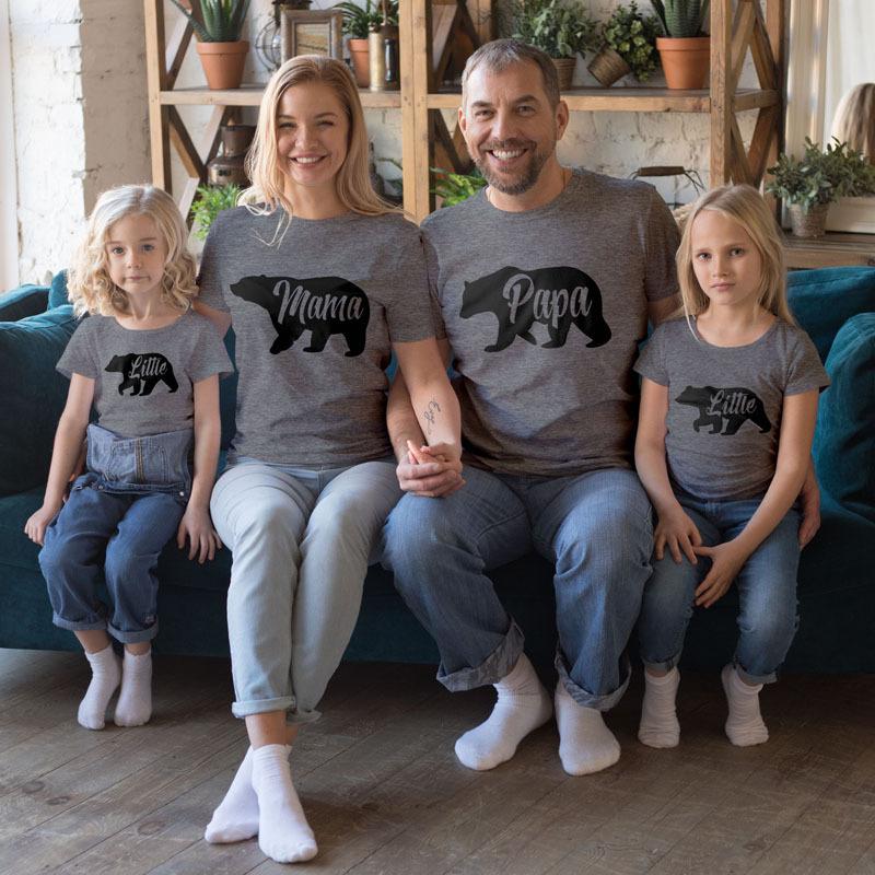 Bear Family - Crazy Dog T-Shirts