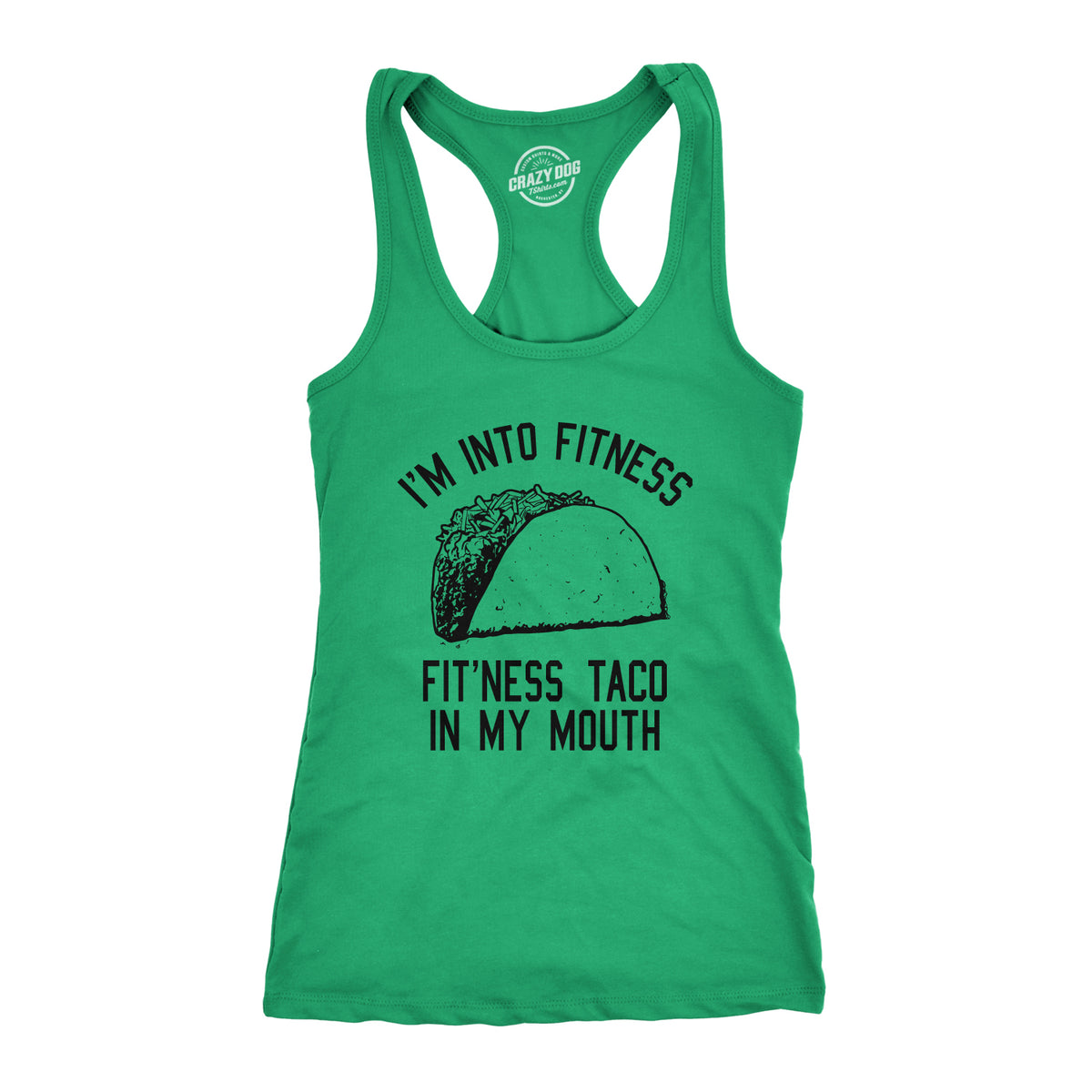 Funny Green Womens Tank Fitness Taco In My Mouth Tanktop Funny Cinco De Mayo Shirt Womens Tank Top Nerdy Cinco De Mayo Fitness Tee
