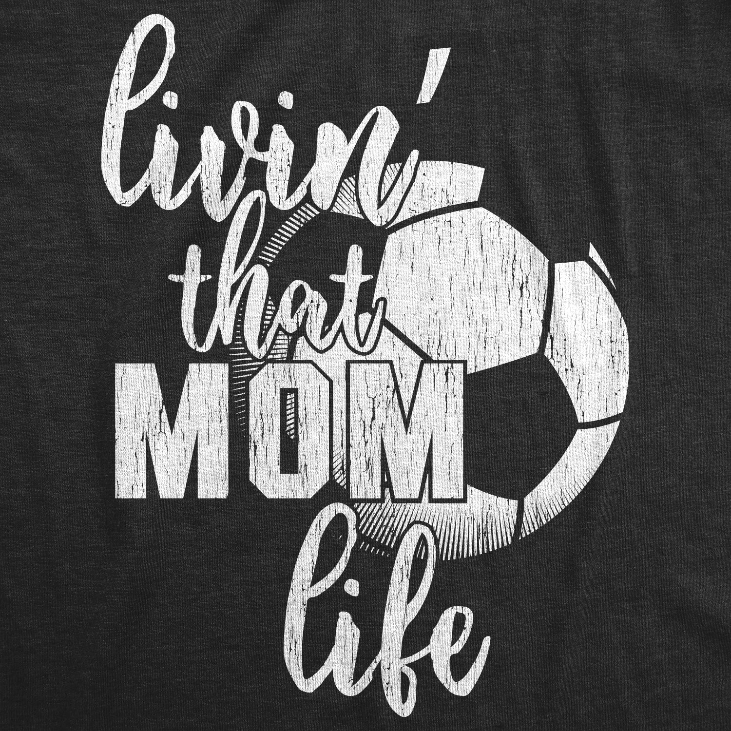 Funny Heather Black - Soccer Mom Life Soccer Mom Life Womens T Shirt Nerdy Mother's Day Soccer Tee