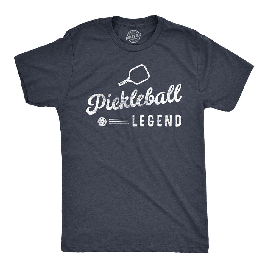 Funny Pickleball Legend Mens T Shirt Nerdy fitness Sarcastic Tee