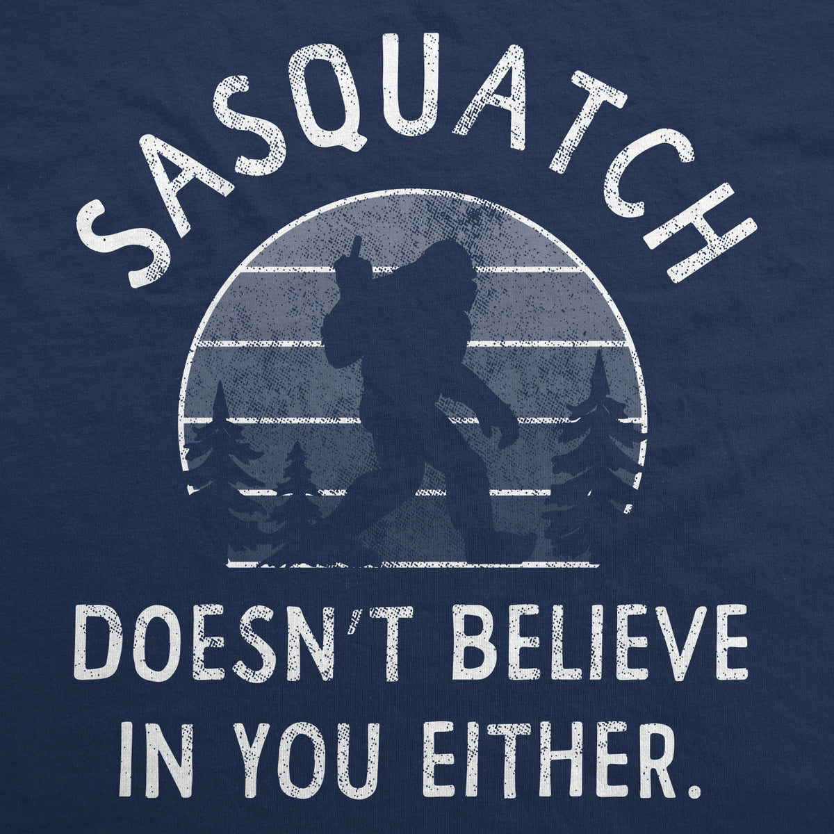 Sasquatch Doesnt Believe In You Either Hoodie