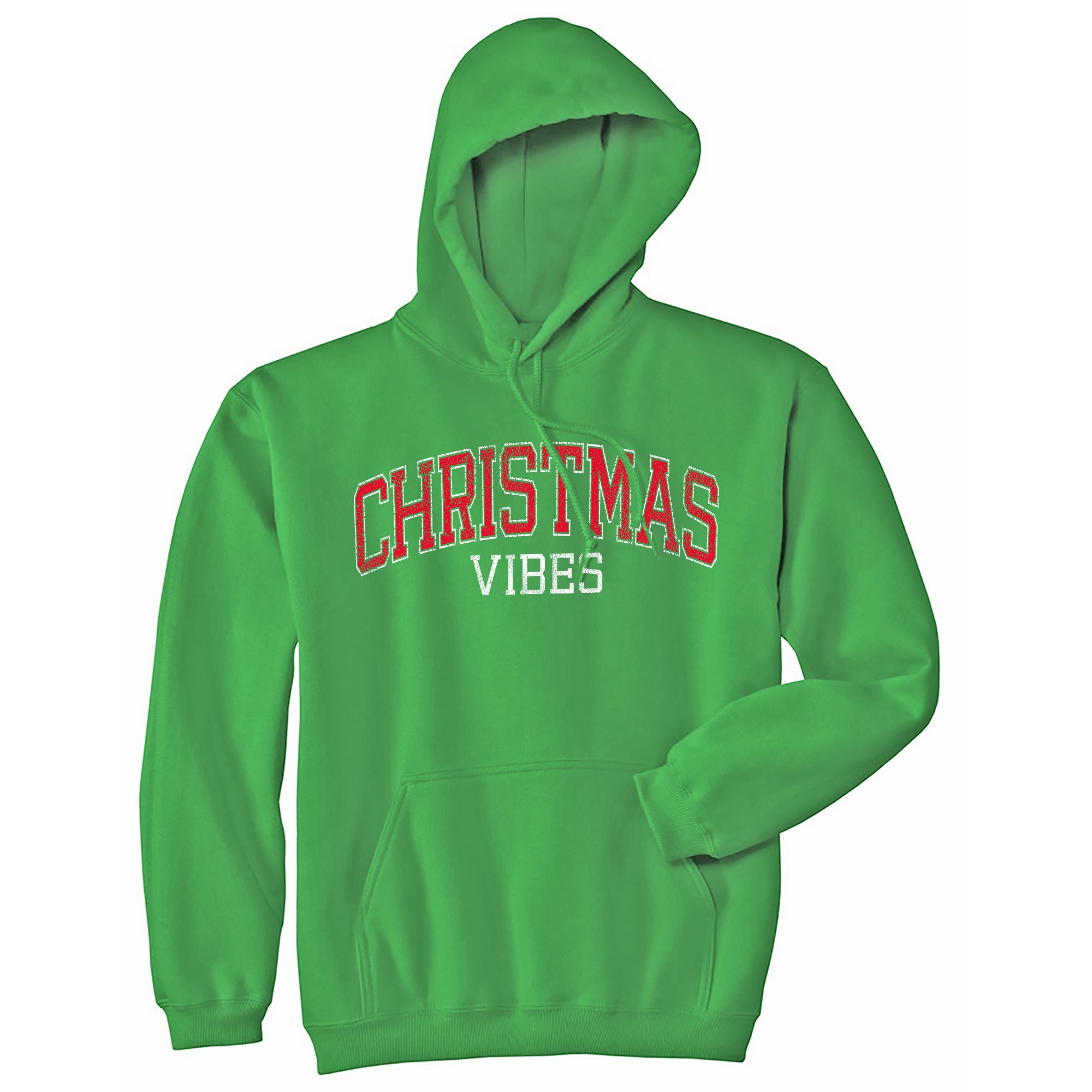 Funny Green - Xmas Vibes Christmas Vibes Hoodie Nerdy Christmas Tee