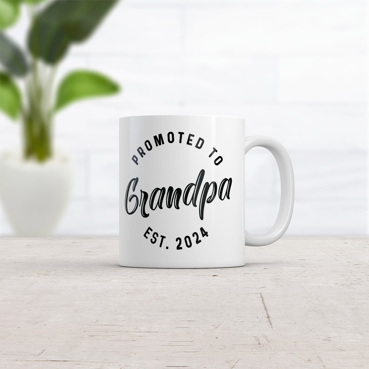 Promoted To Grandpa 2024 Mug