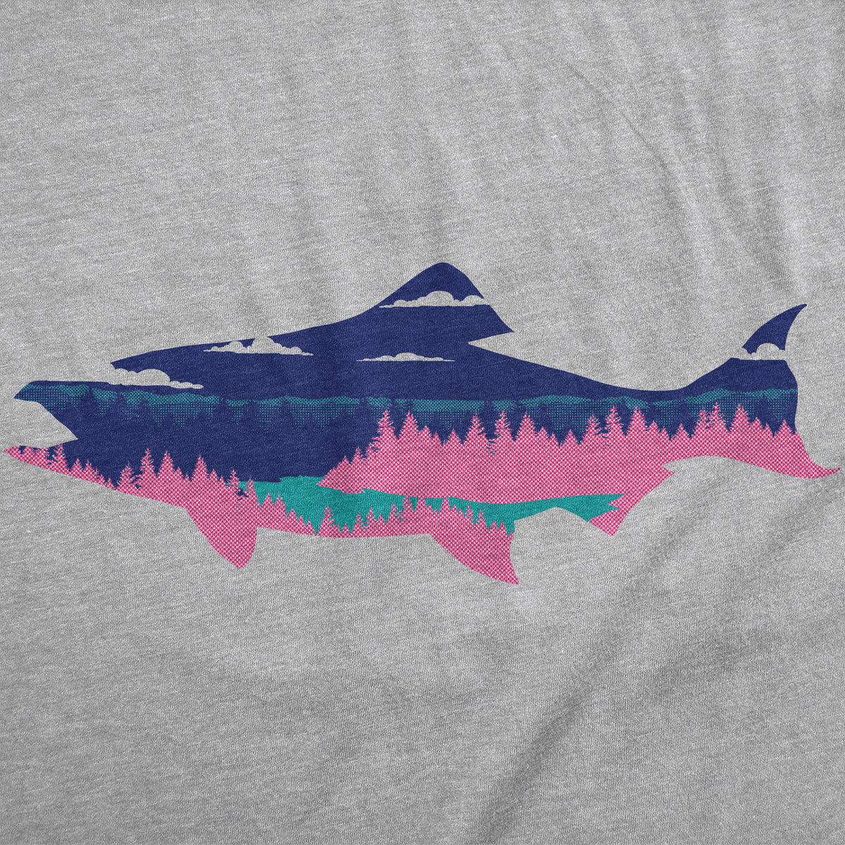 Salmon Landscape Men&#39;s T Shirt