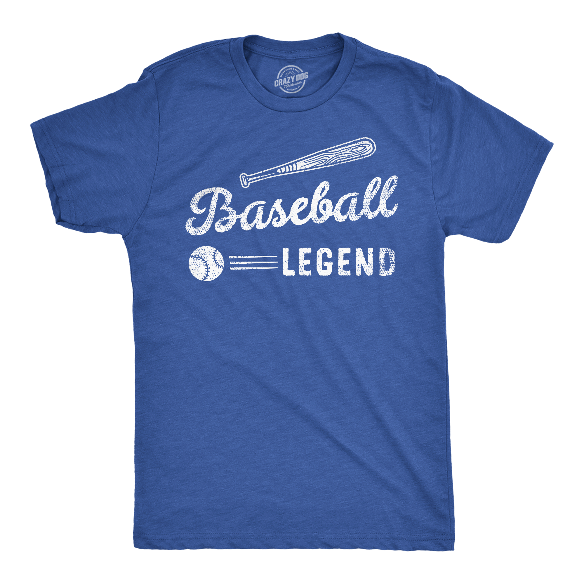 Funny Heather Royal - Baseball Legend Baseball Legend Mens T Shirt Nerdy Baseball sarcastic Tee