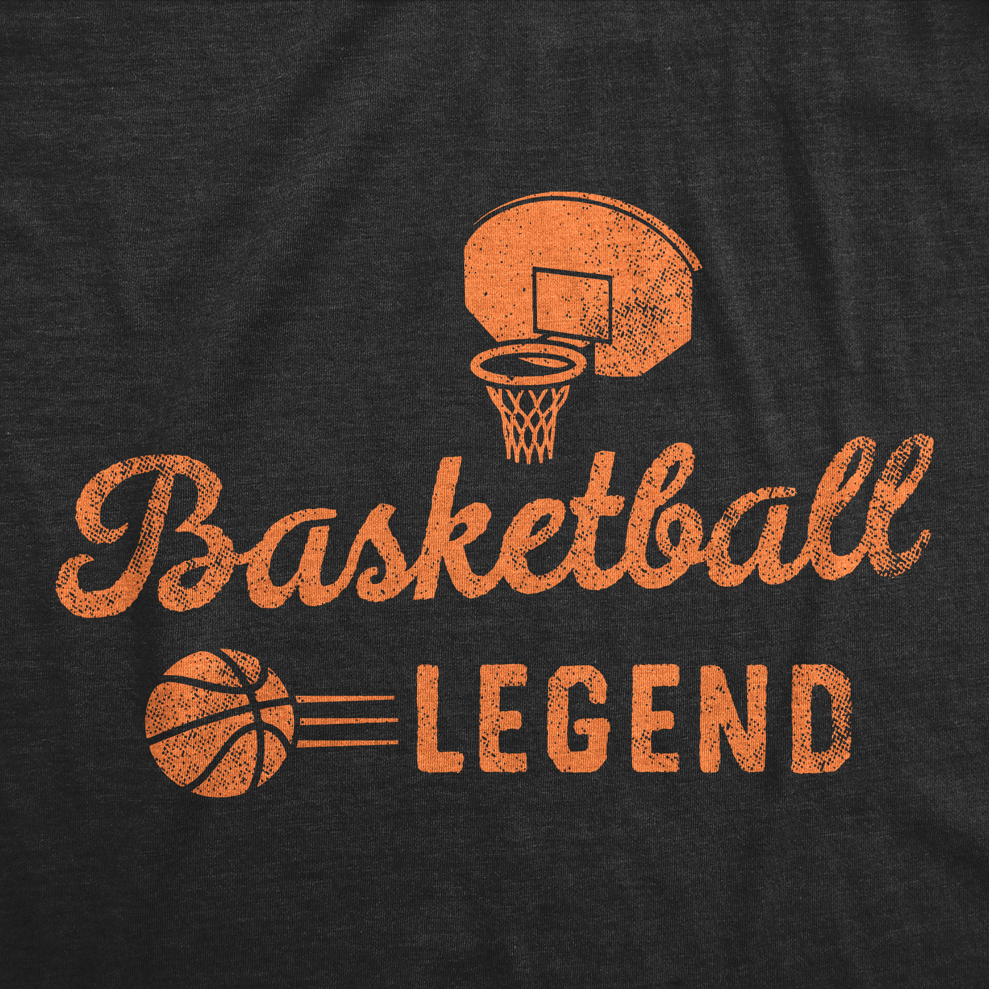 Funny Heather Black - Basketball Lengend Basketball Legend Womens T Shirt Nerdy Basketball Tee