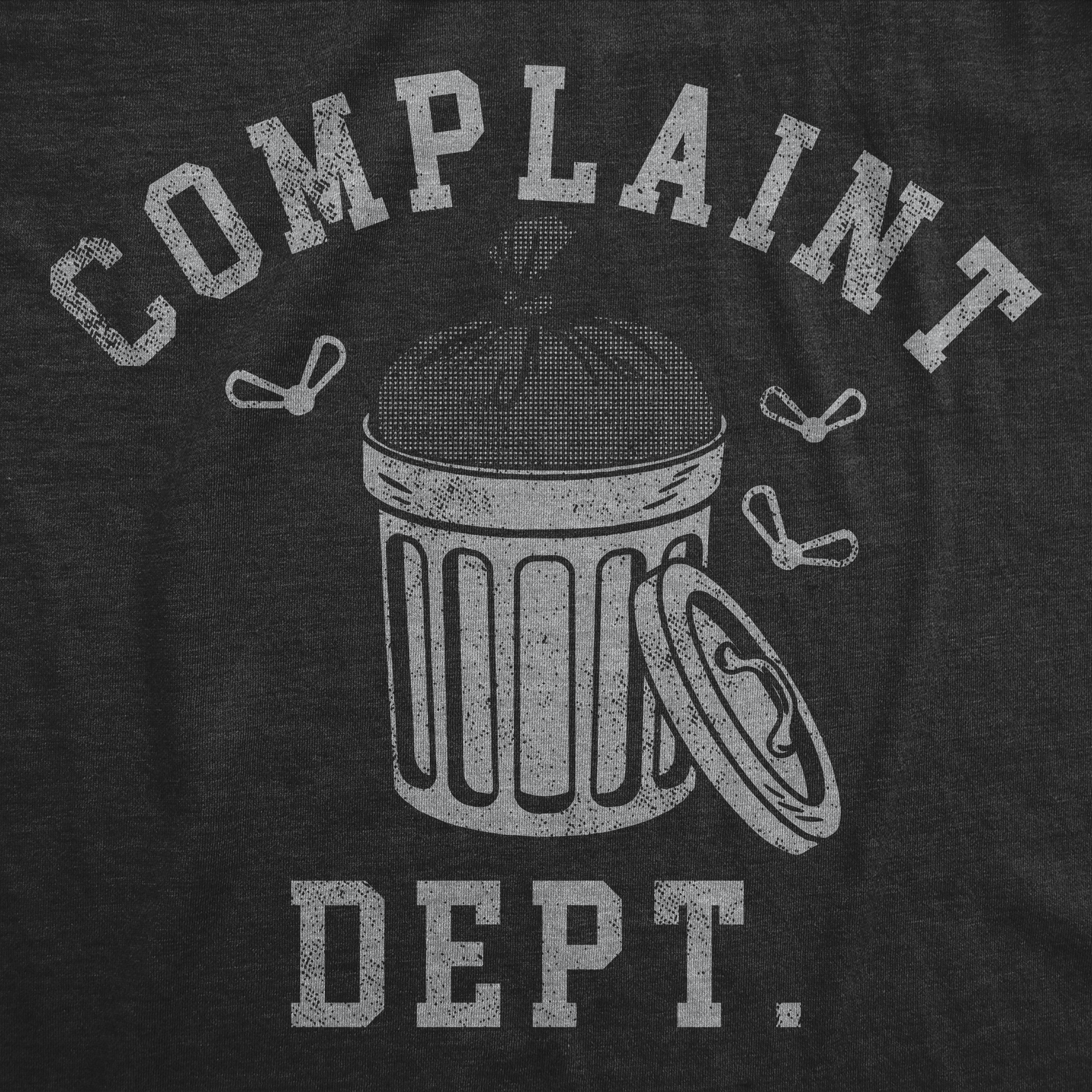 Funny Heather Black - Complaint Dept Complaint Dept Womens T Shirt Nerdy sarcastic Tee