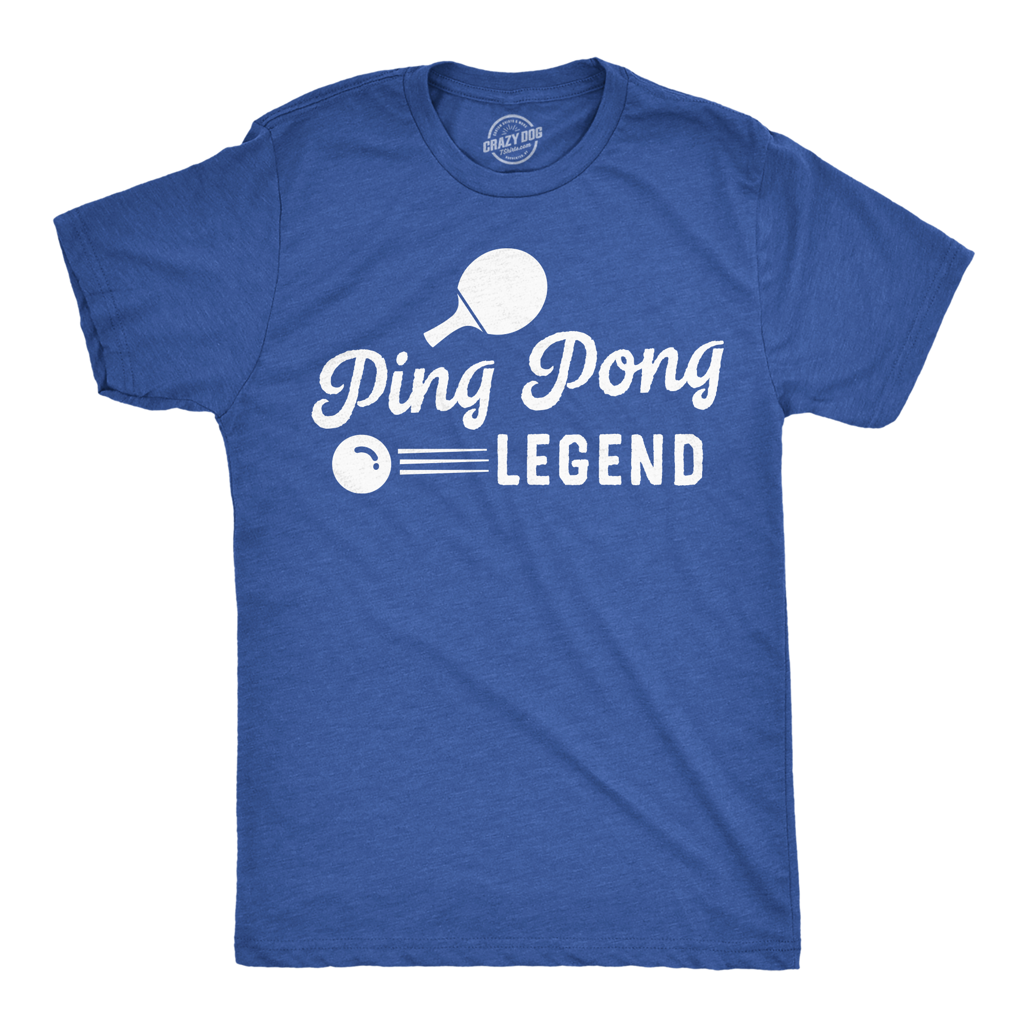 Funny Heather Royal - Ping Pong Legend Ping Pong Legend Mens T Shirt Nerdy sarcastic Tee