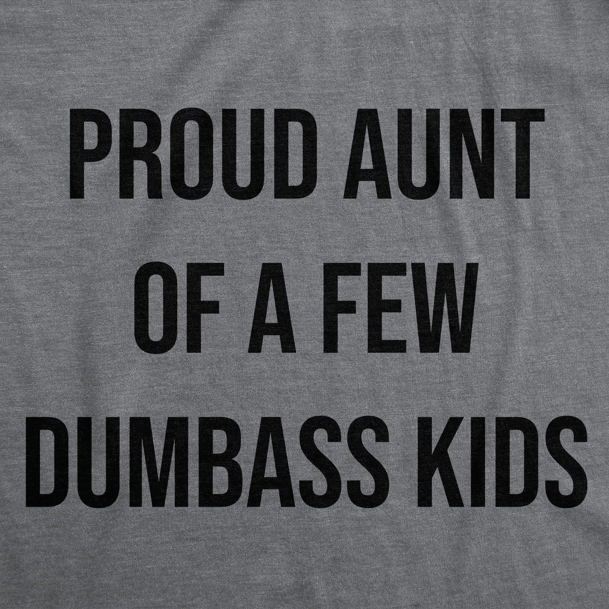 Proud Aunt Of A Few Dumbass Kids Women&#39;s T Shirt