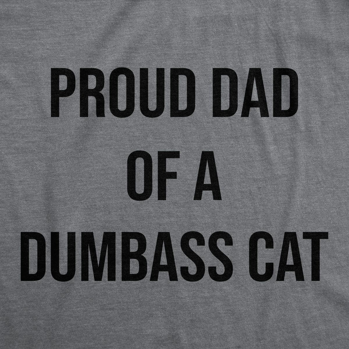Proud Dad Of A Dumbass Cat Men&#39;s T Shirt