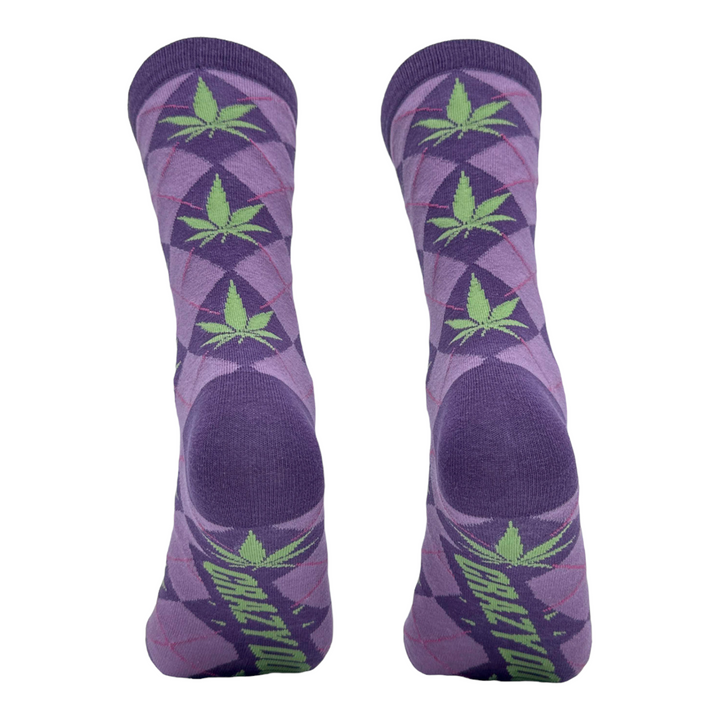 Women's Argyle Weed Socks