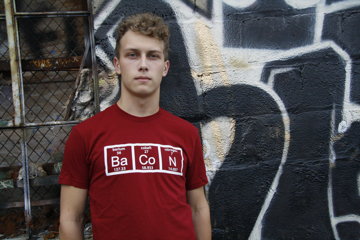 Chemistry Of Bacon Men&#39;s T Shirt