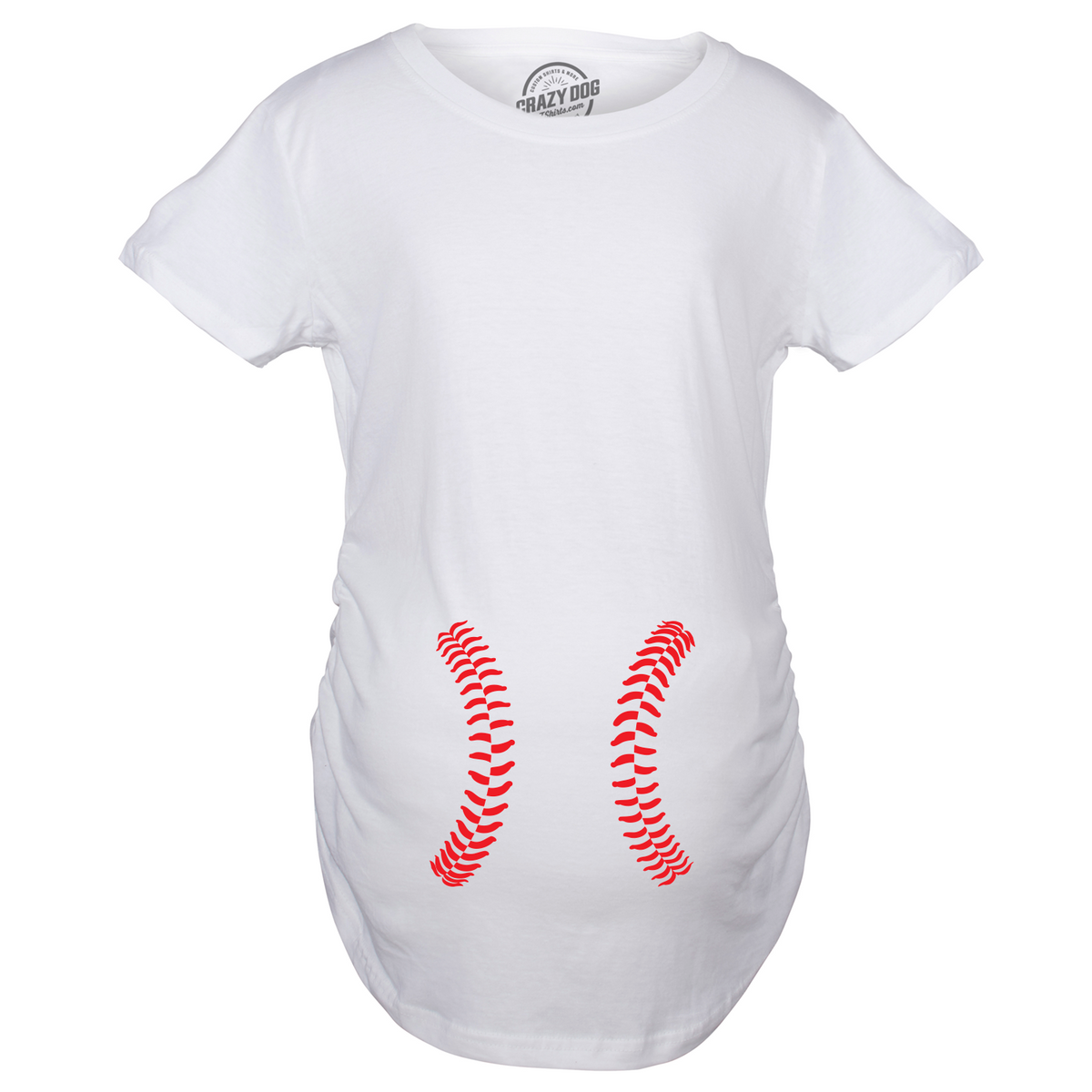 Baseball Laces Maternity T Shirt