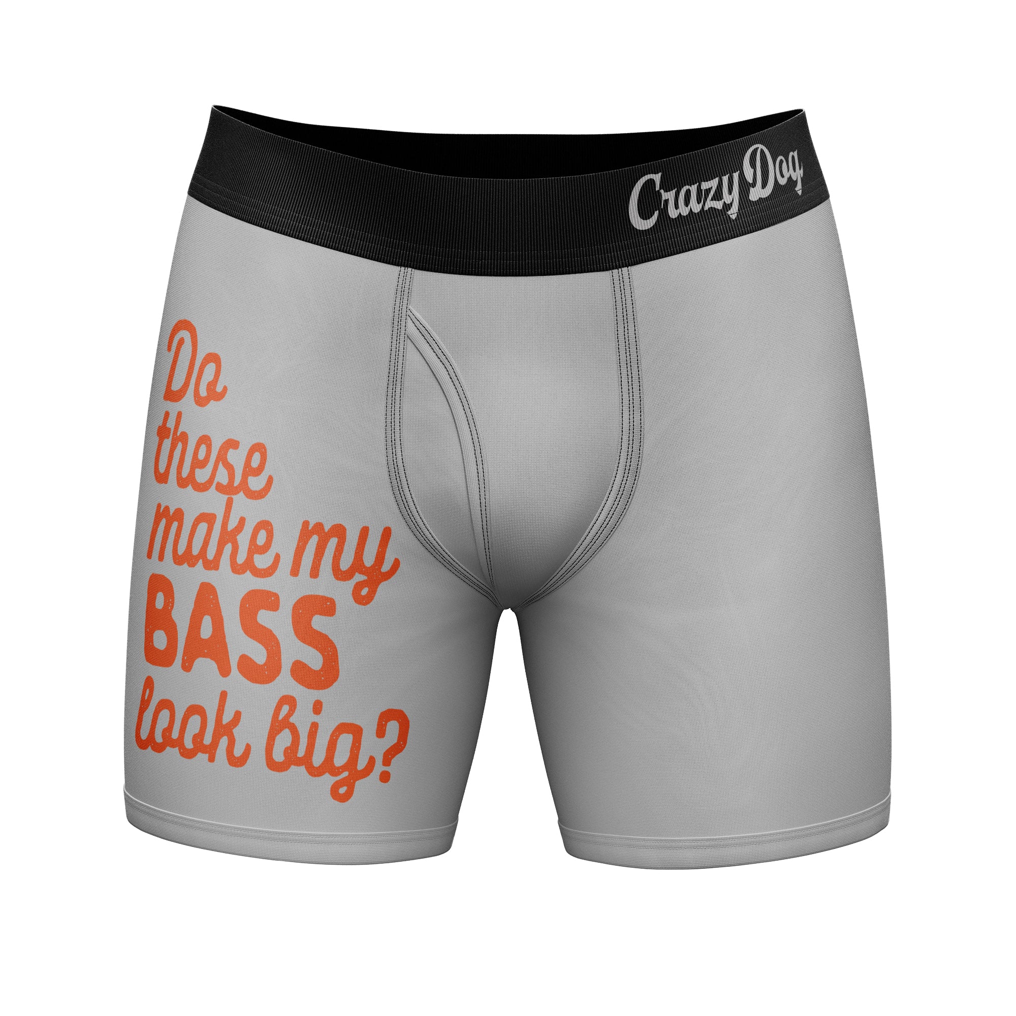 Funny Big Bass Do These Make My Bass Look Big Nerdy Father's Day Fishing Sarcastic Tee