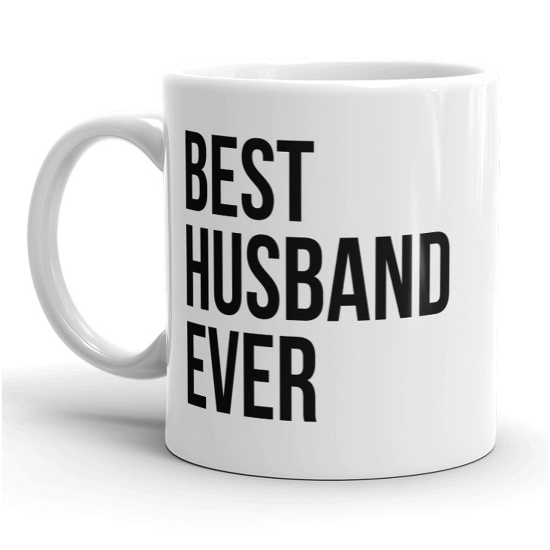 Funny White Best Husband Ever Coffee Mug Nerdy valentine's day Tee