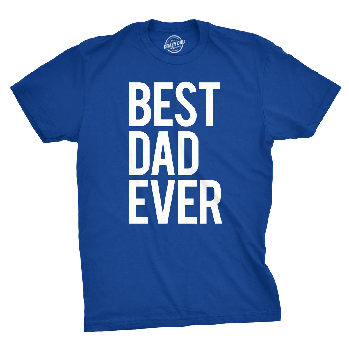 Funny Heather Royal Best Dad Ever Mens T Shirt Nerdy Father&#39;s Day Tee