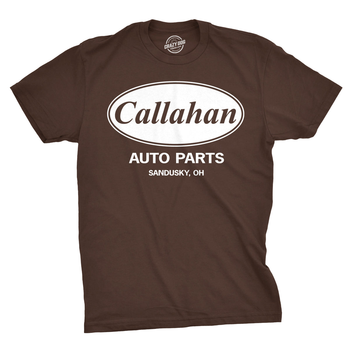 Funny Brown Callahan Auto Parts Mens T Shirt Nerdy TV &amp; Movies Tee