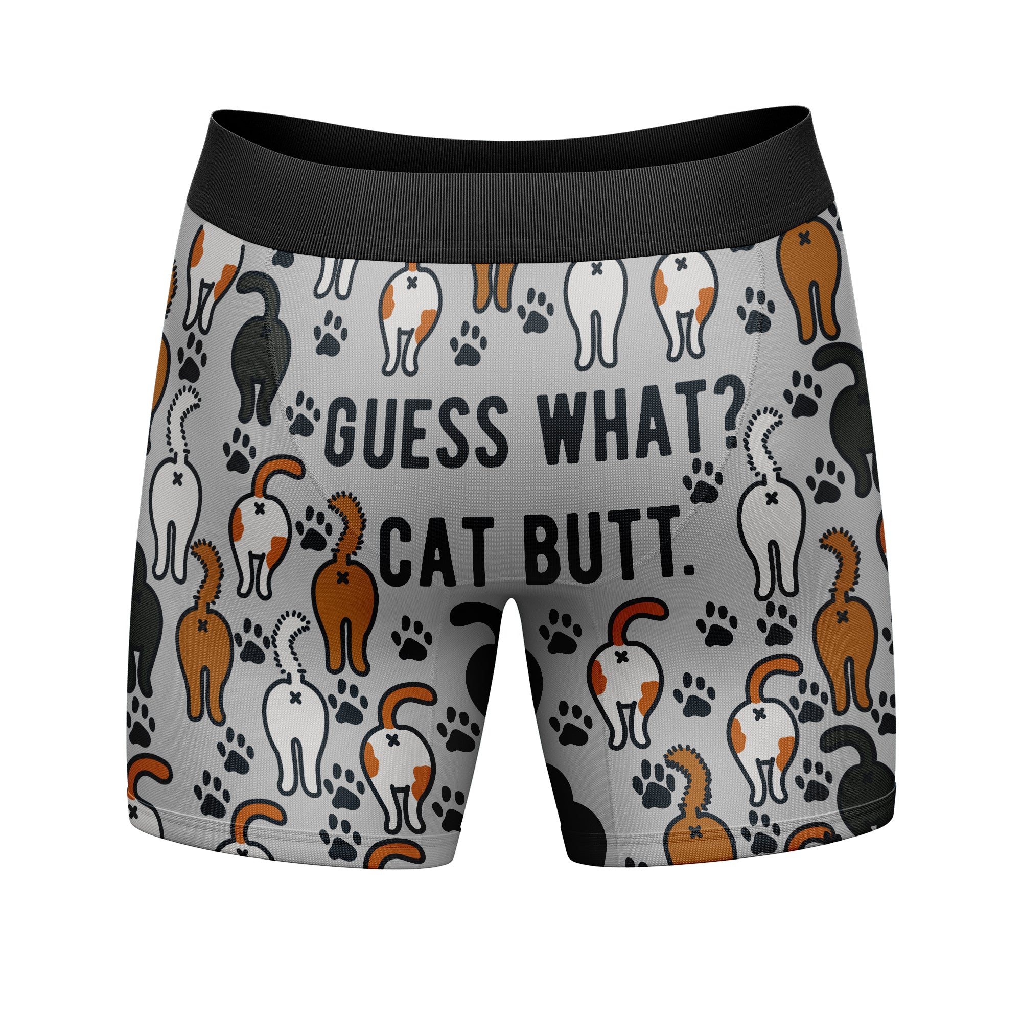 Funny Cat Butt Guess What Cat Butt Nerdy Animal Cat Sarcastic Tee
