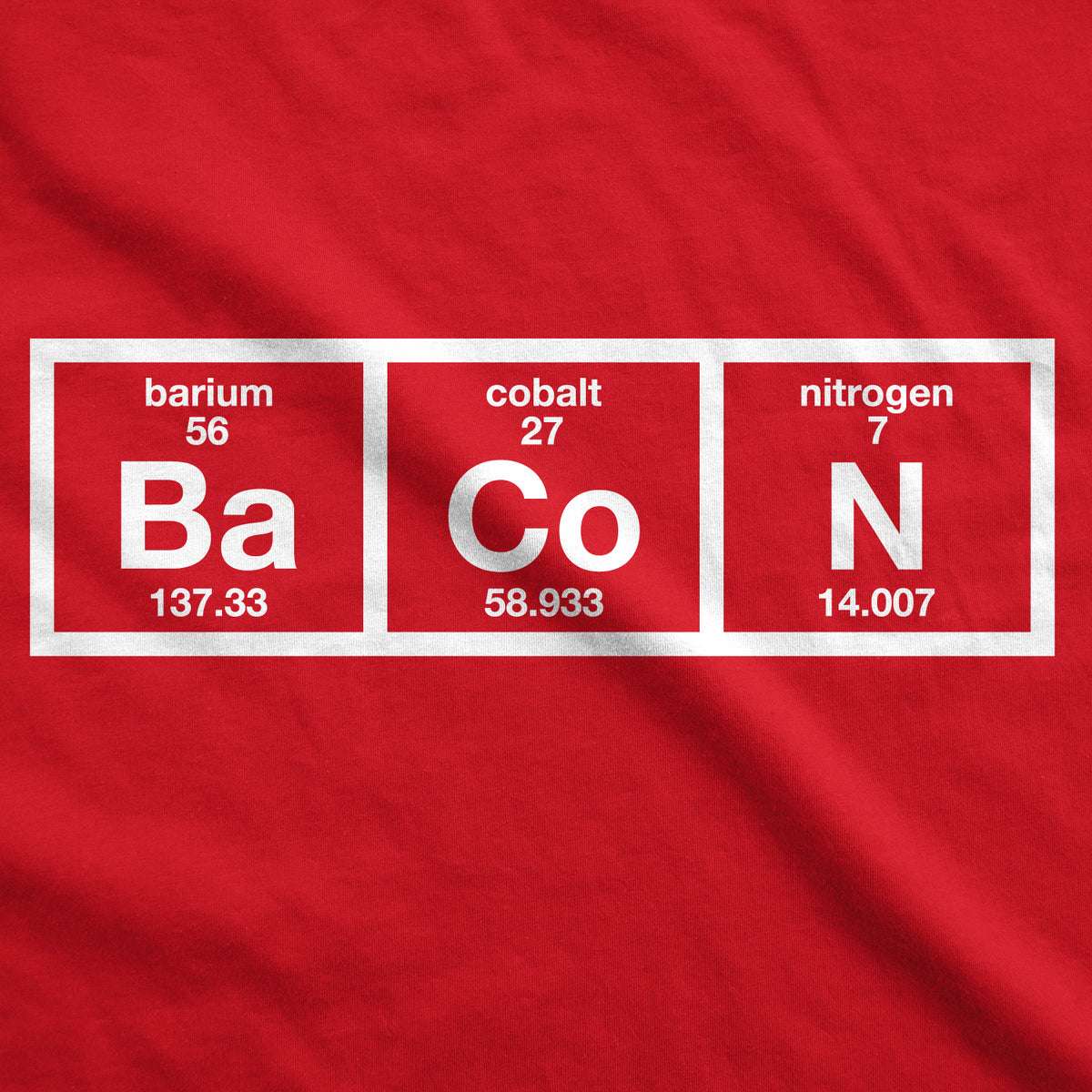 Chemistry Of Bacon Men&#39;s T Shirt