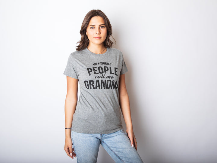 My Favorite People Call Me Grandma Women's T Shirt