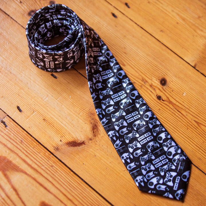 Video Game Controllers Neck Tie