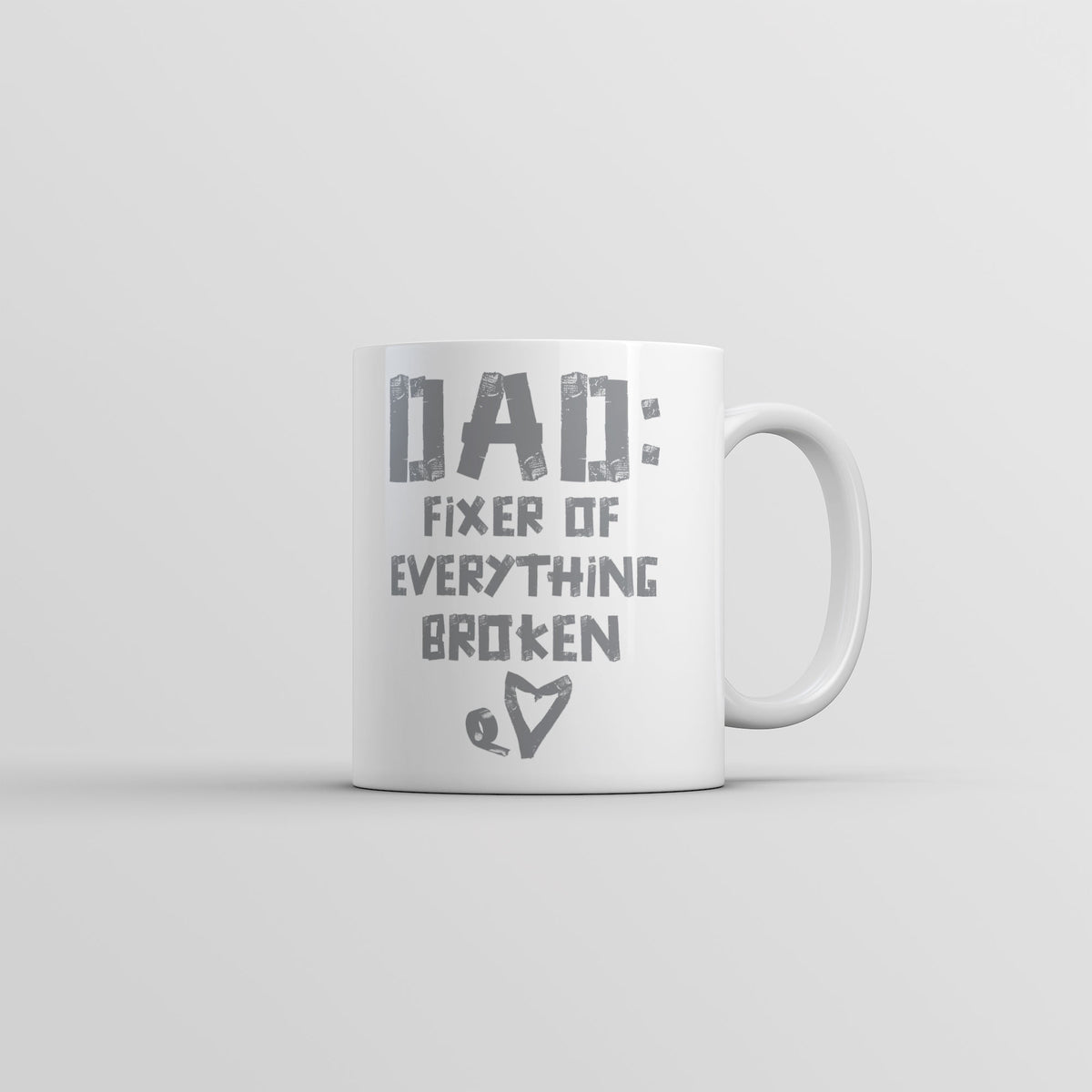 Funny White Dad Fixer Of Everything Broken Coffee Mug Nerdy Father&#39;s Day Tee