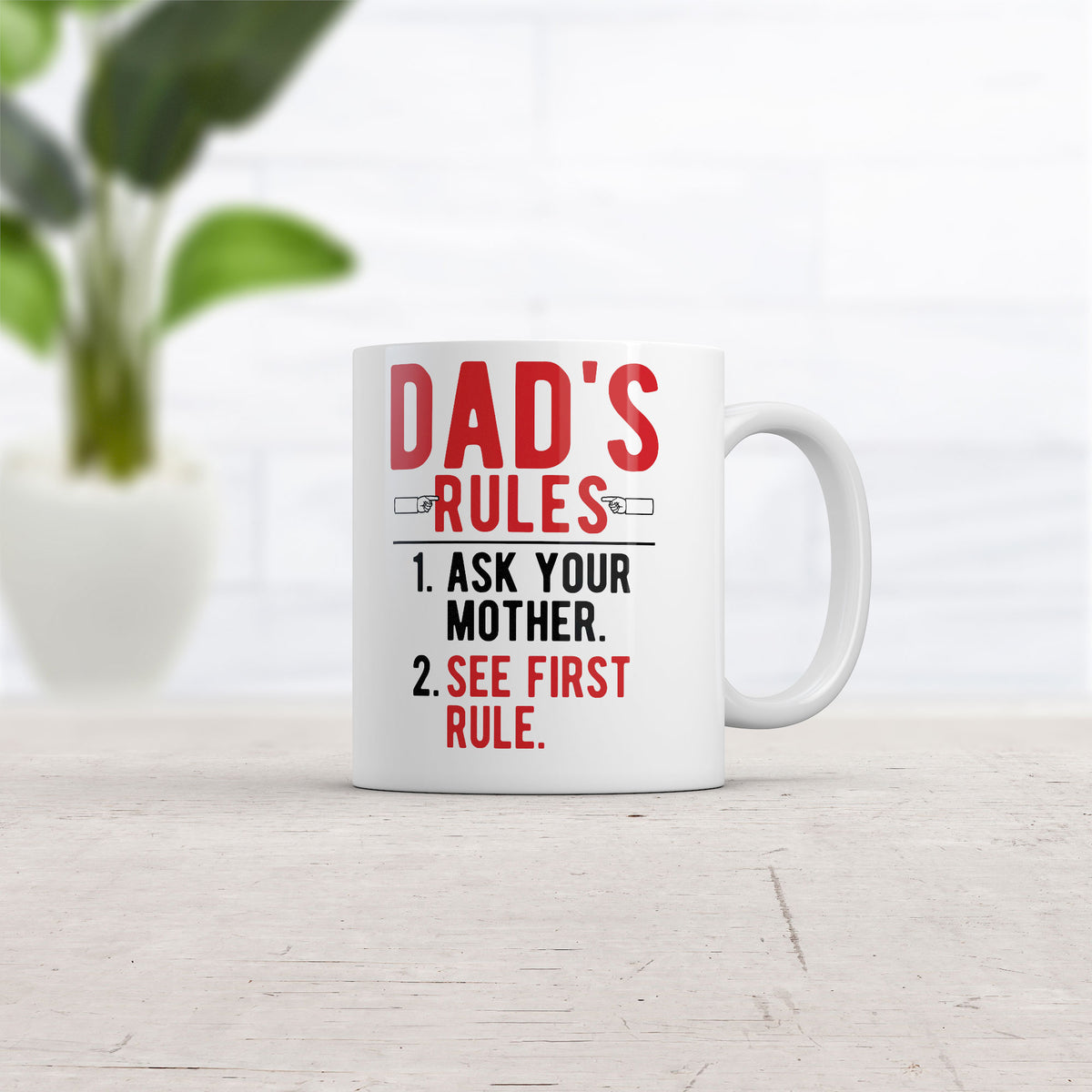 Dads Rules Mug