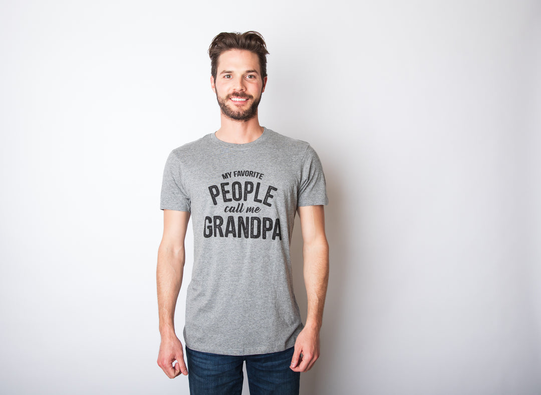 My Favorite People Call Me Grandpa Men's T Shirt