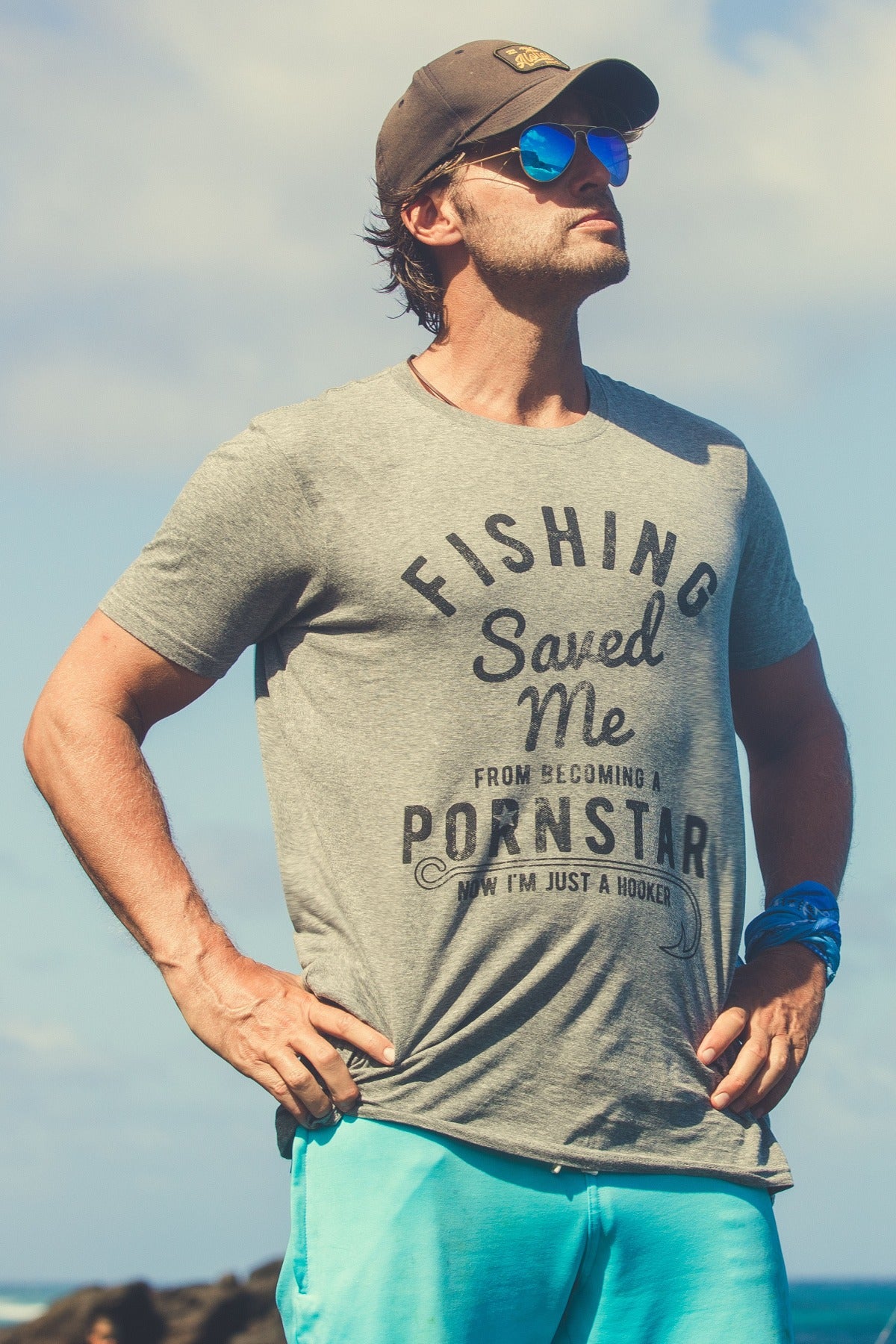 Fishing Saved Me Men&#39;s T Shirt