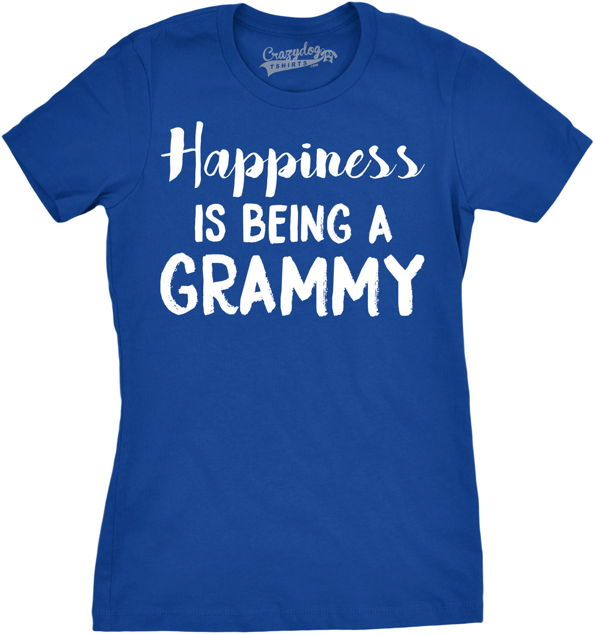 Funny Heather Royal Happiness Is Being A Grammy Womens T Shirt Nerdy Mother&#39;s Day Grandmother Tee