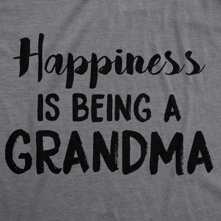Happiness Is Being a Grandma Women's T Shirt