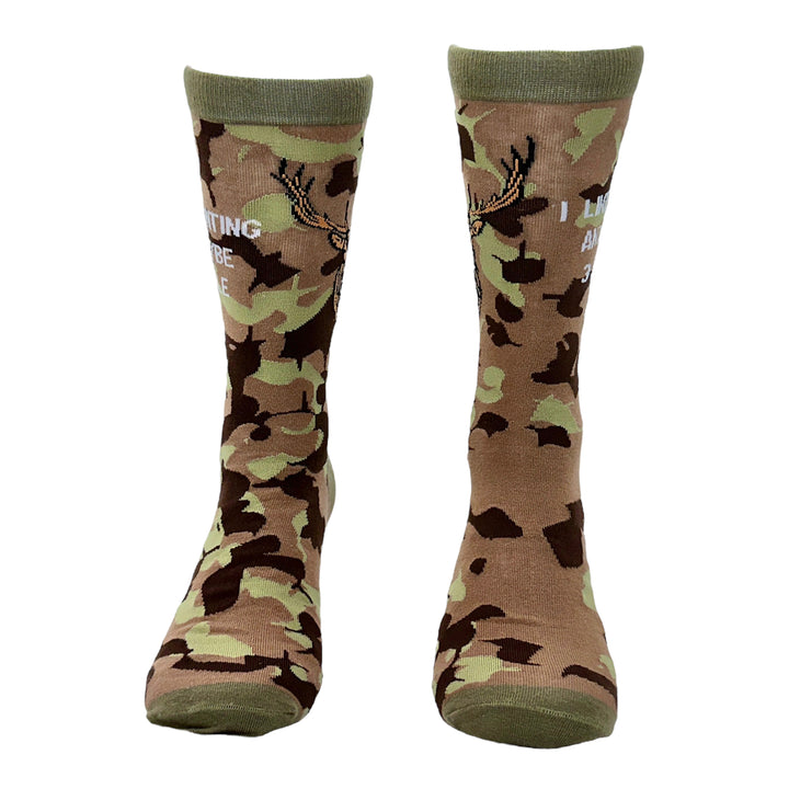 Men's I Like Hunting And Maybe 3 People Socks