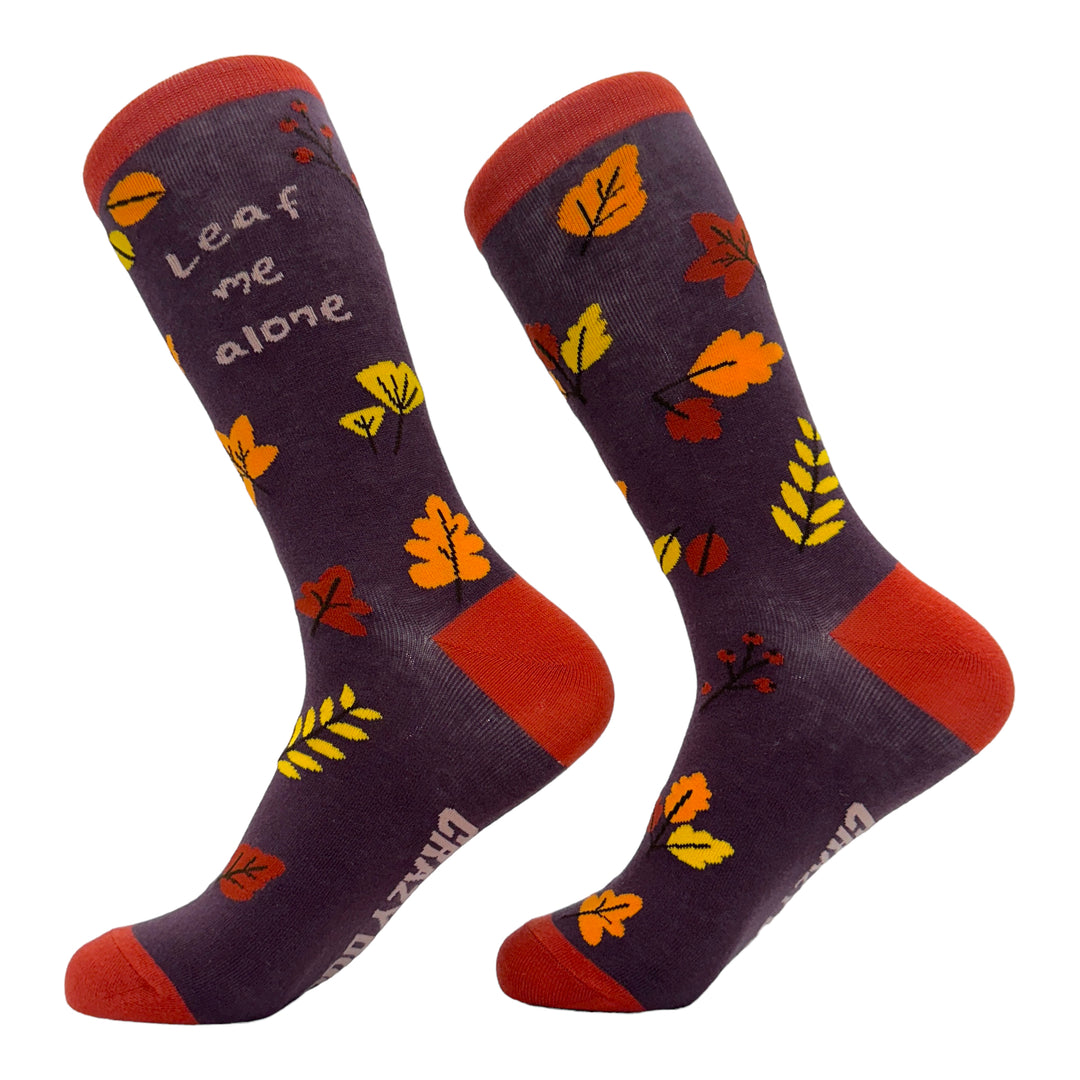 Women's Leaf Me Alone Socks