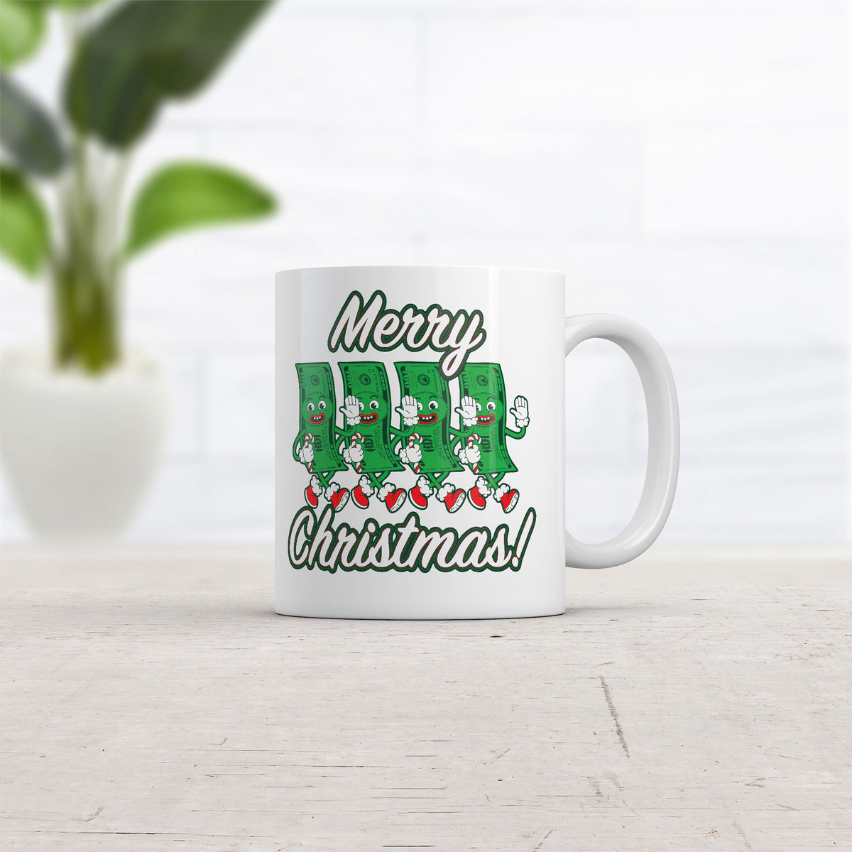 Merry Christmas Money Mug