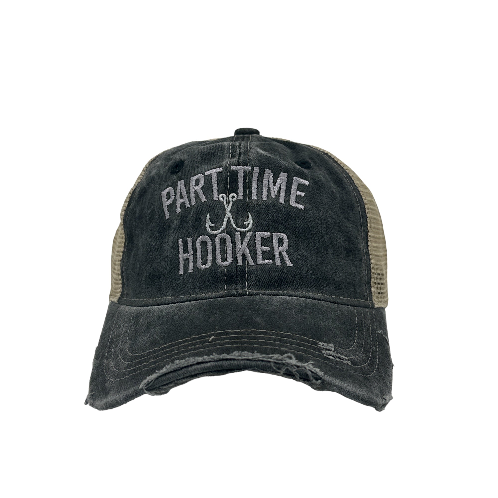 Funny Part Time Hooker Nerdy Fishing sarcastic Tee