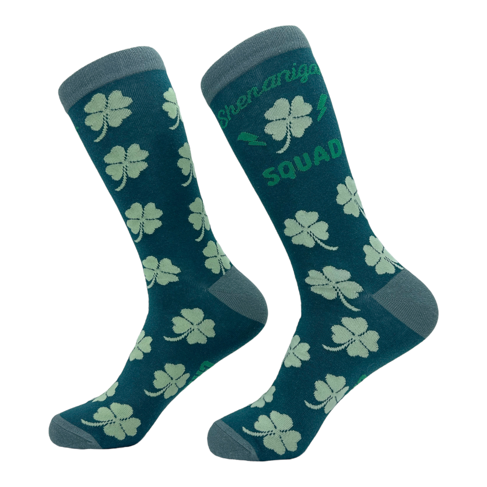Funny Shenanigans Squad Sock Nerdy Saint Patrick's Day Tee