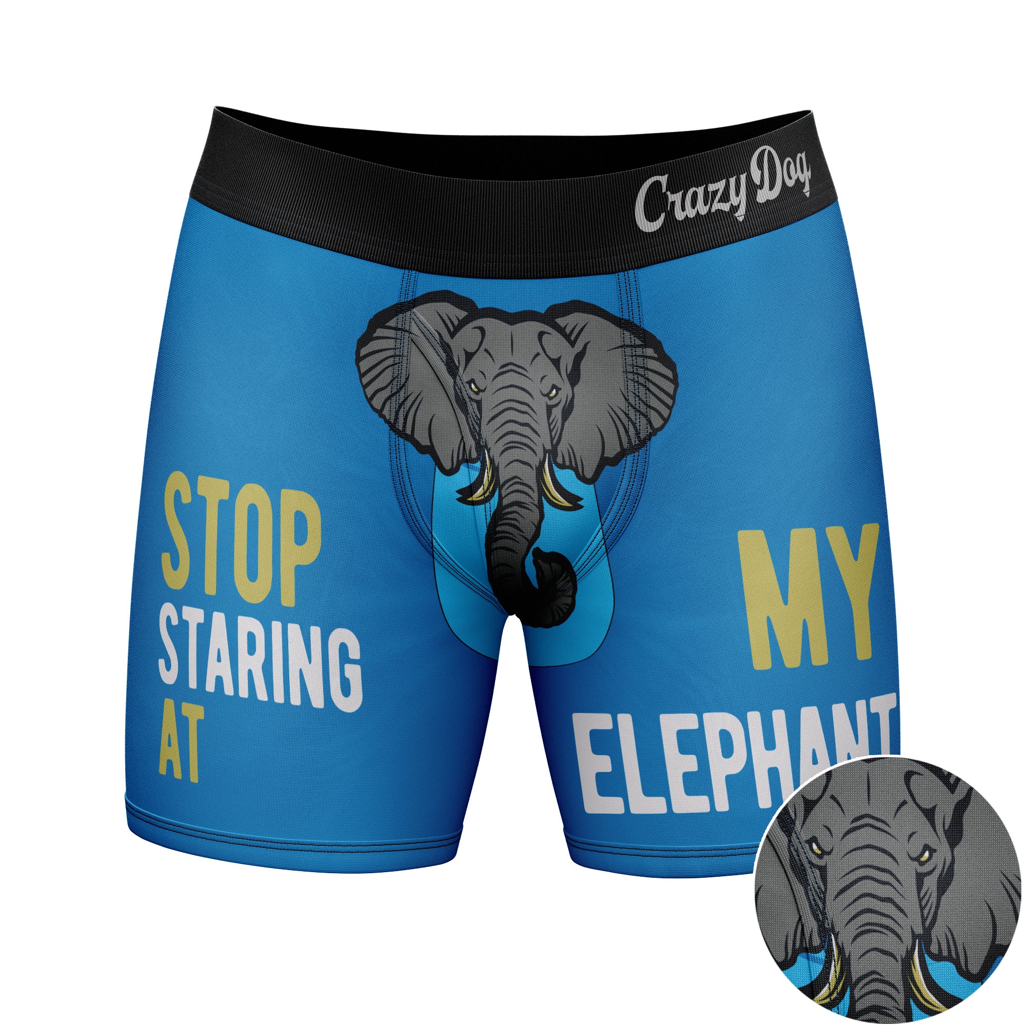 Funny Staring Elephant Stop Staring At My Elephant Nerdy Animal Sarcastic Tee