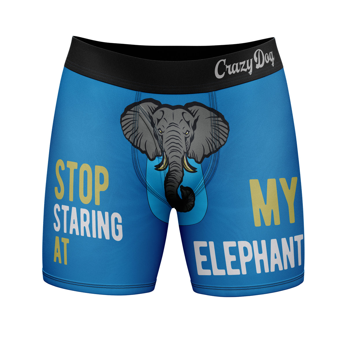 Funny Staring Elephant Stop Staring At My Elephant Nerdy Animal Sarcastic Tee