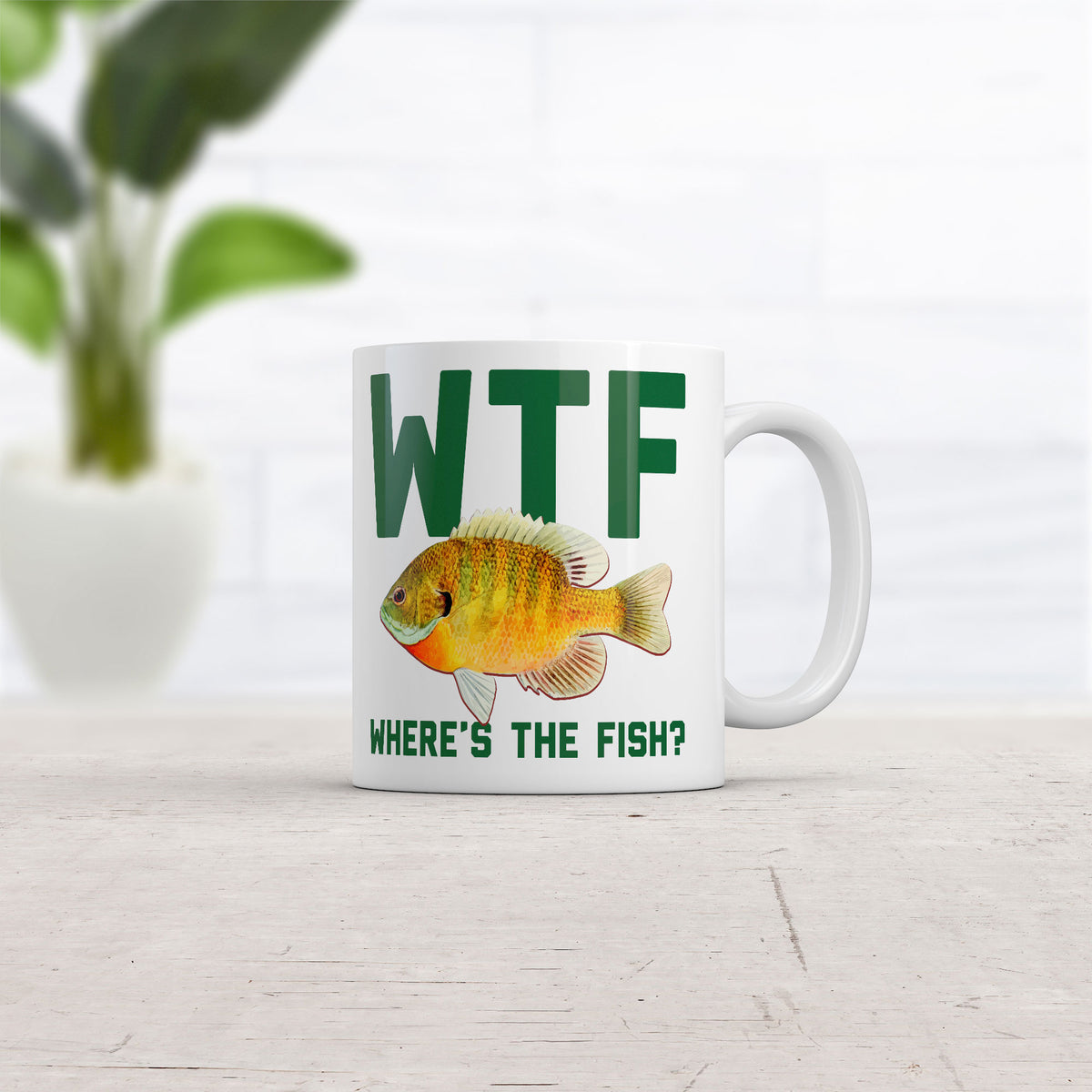 WTF Wheres The Fish Mug