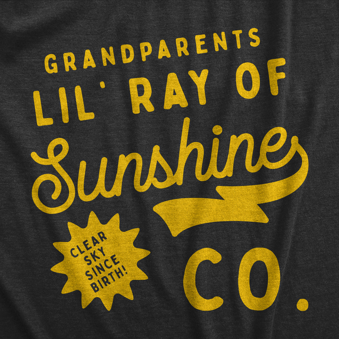 Grandparents Lil Ray Of Sunshine Baby Bodysuit