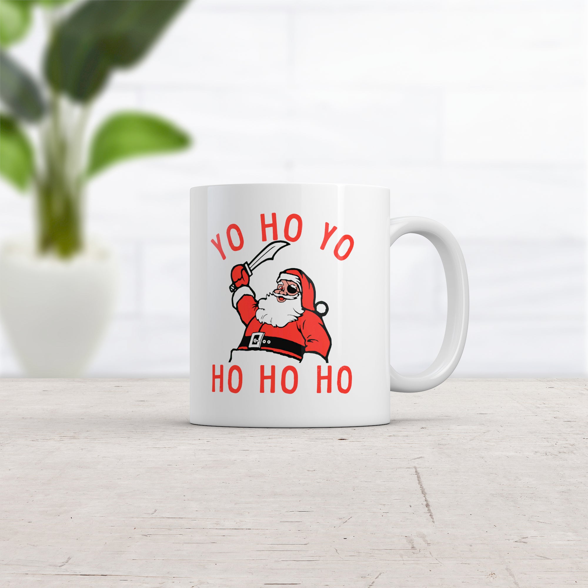 Funny White Yo Ho Yo Coffee Mug Nerdy Christmas Tee
