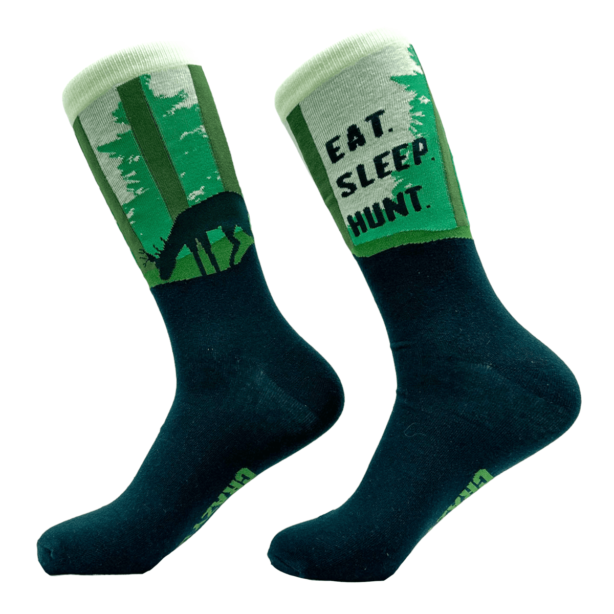 Men&#39;s Eat Sleep Hunt Socks  -  Crazy Dog T-Shirts
