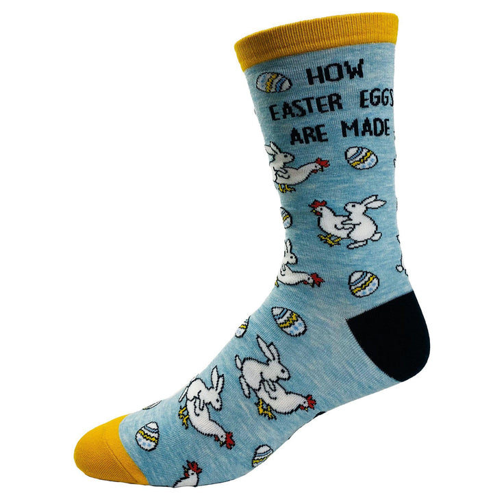 Men's How Easter Eggs Are Made Socks - Crazy Dog T-Shirts