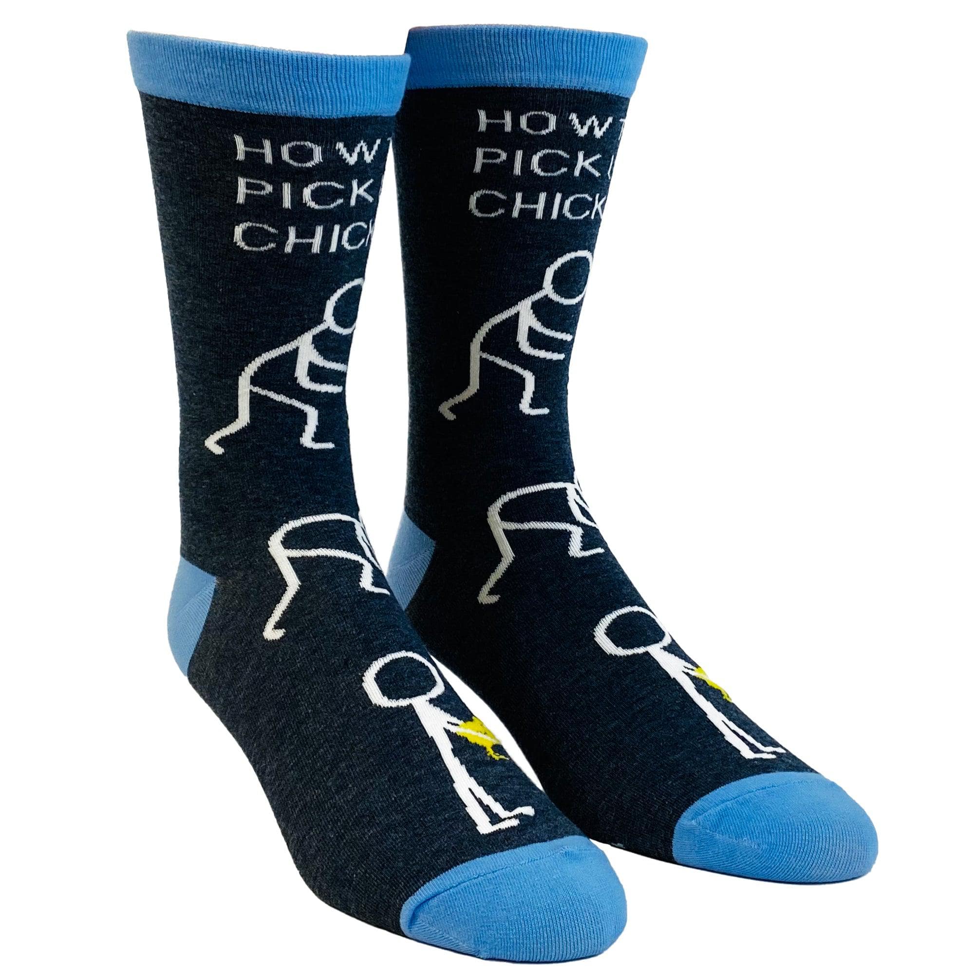 Men's How To Pick Up Chicks Socks  -  Crazy Dog T-Shirts