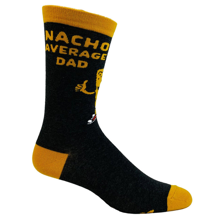 Men's Nacho Average Dad Socks - Crazy Dog T-Shirts