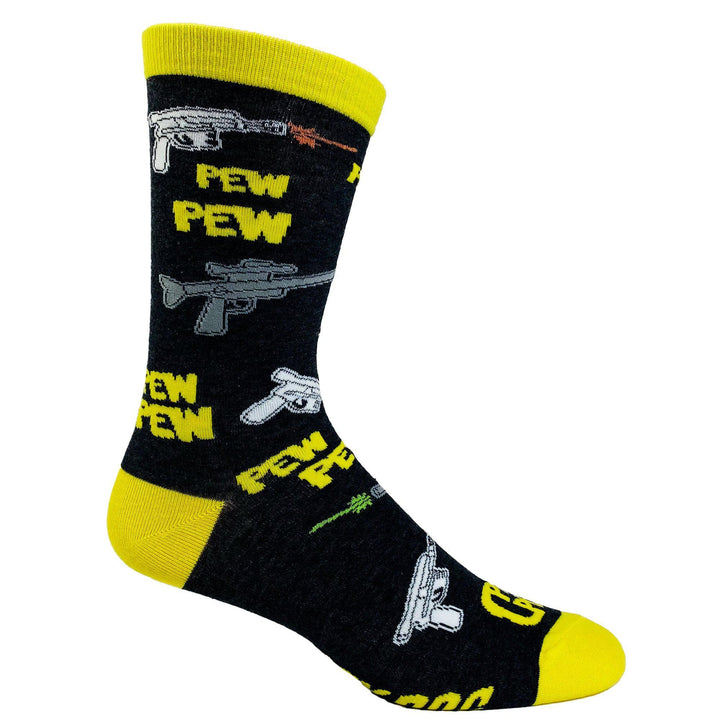 Men's Pew Pew Socks - Crazy Dog T-Shirts