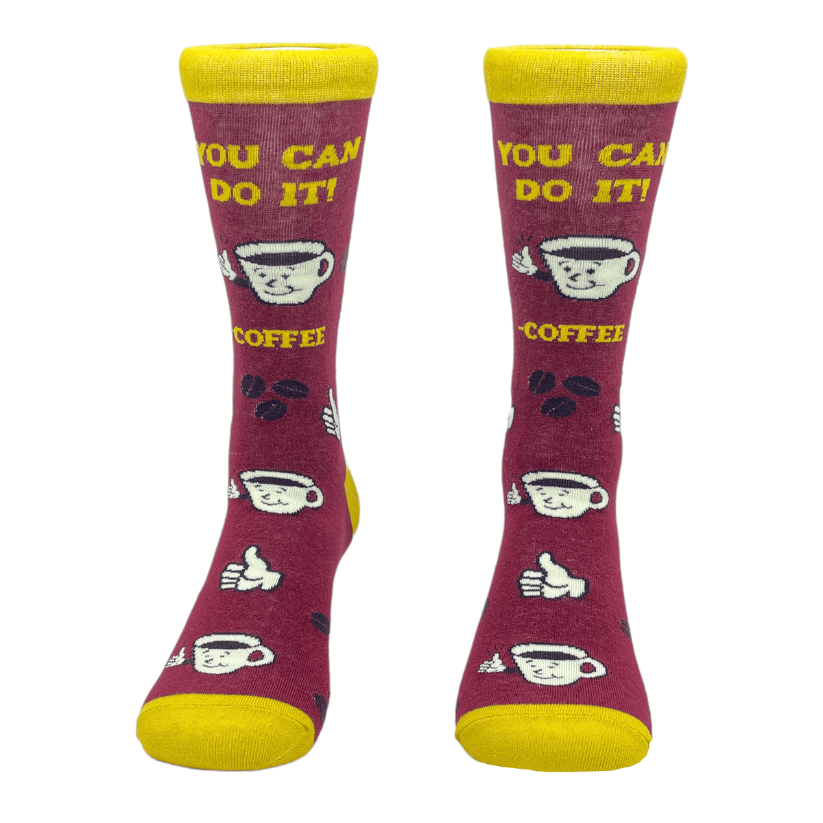 Mens You Can Do It! Socks  -  Crazy Dog T-Shirts