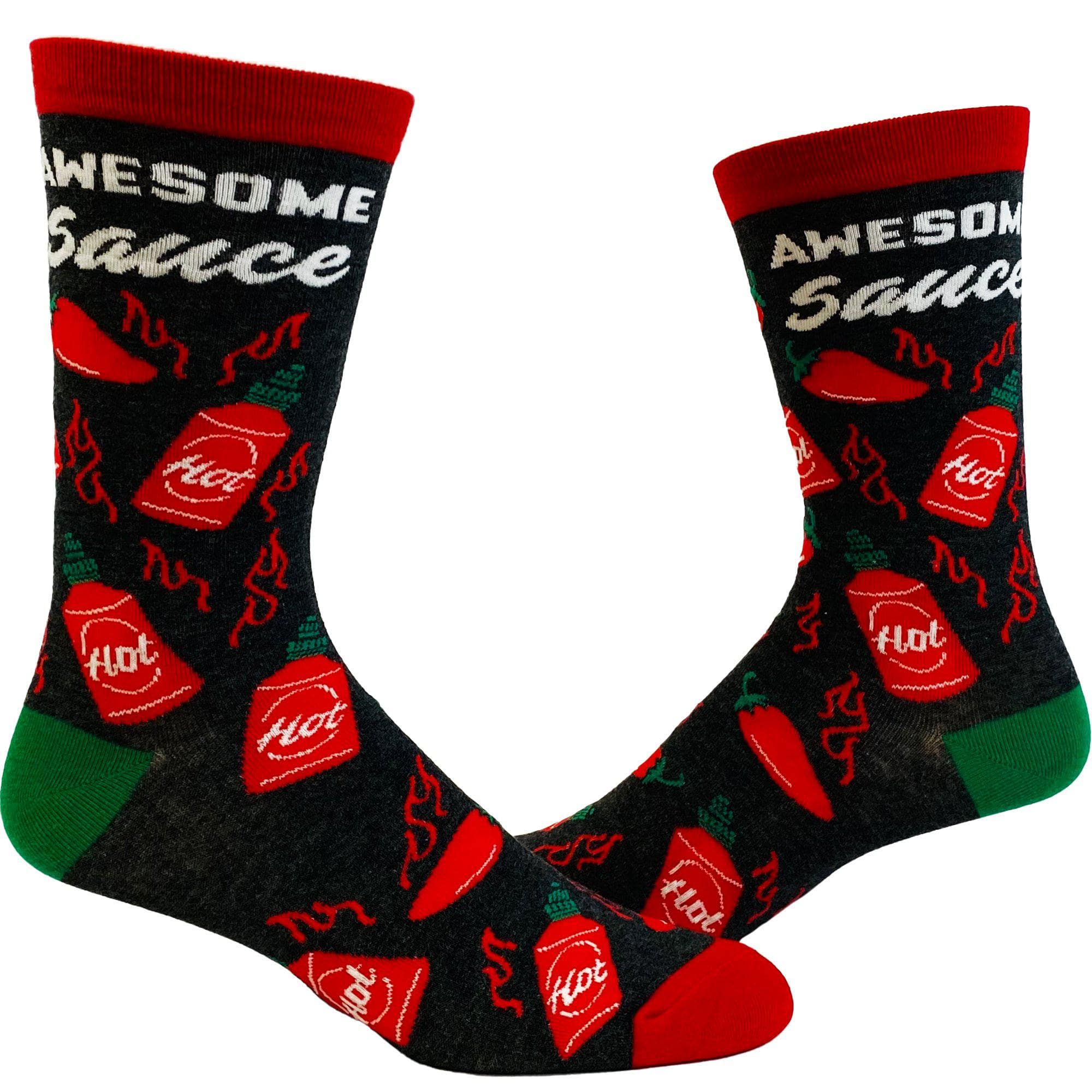 Women's Awesome Sauce Socks - Crazy Dog T-Shirts