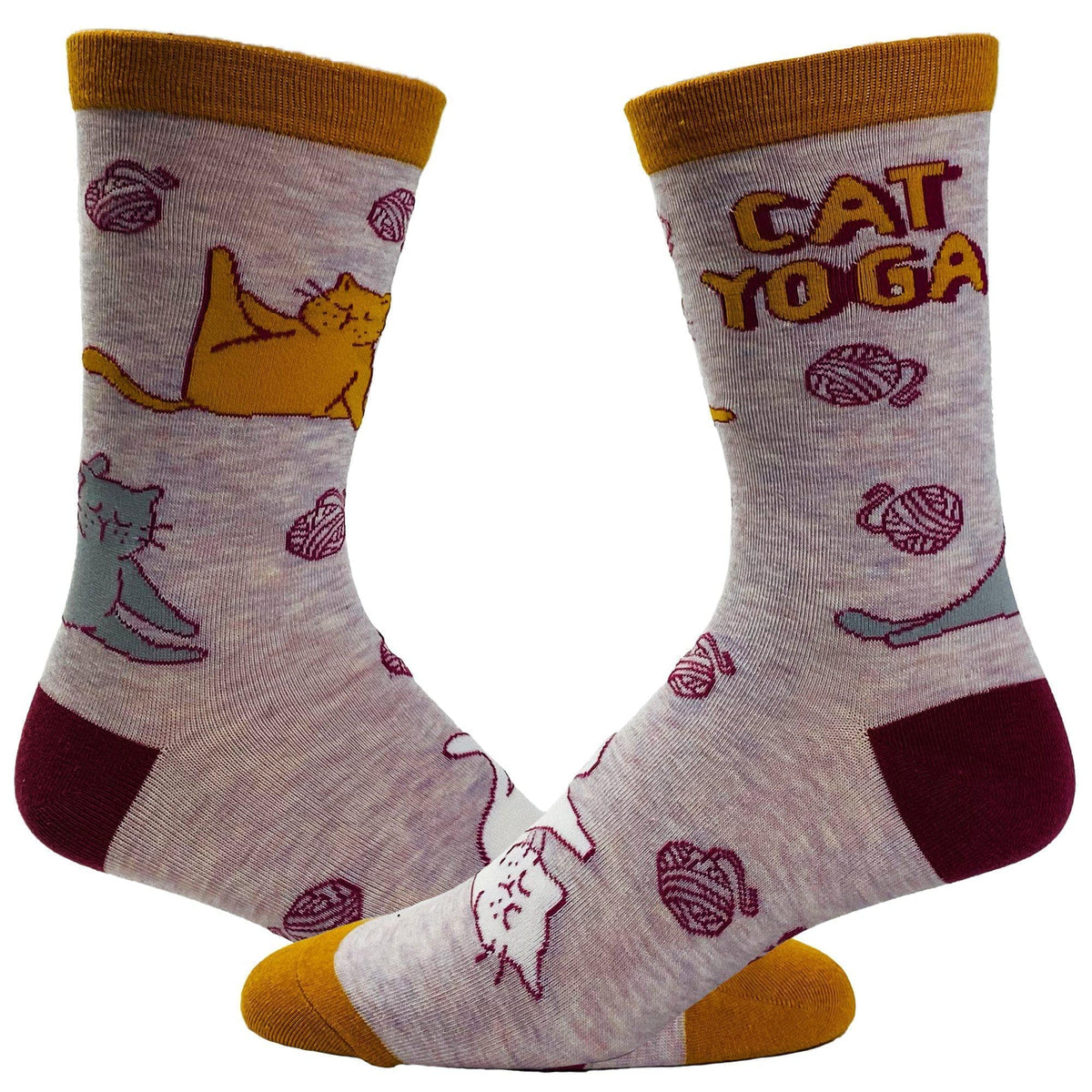 Women&#39;s Cat Yoga Socks - Crazy Dog T-Shirts