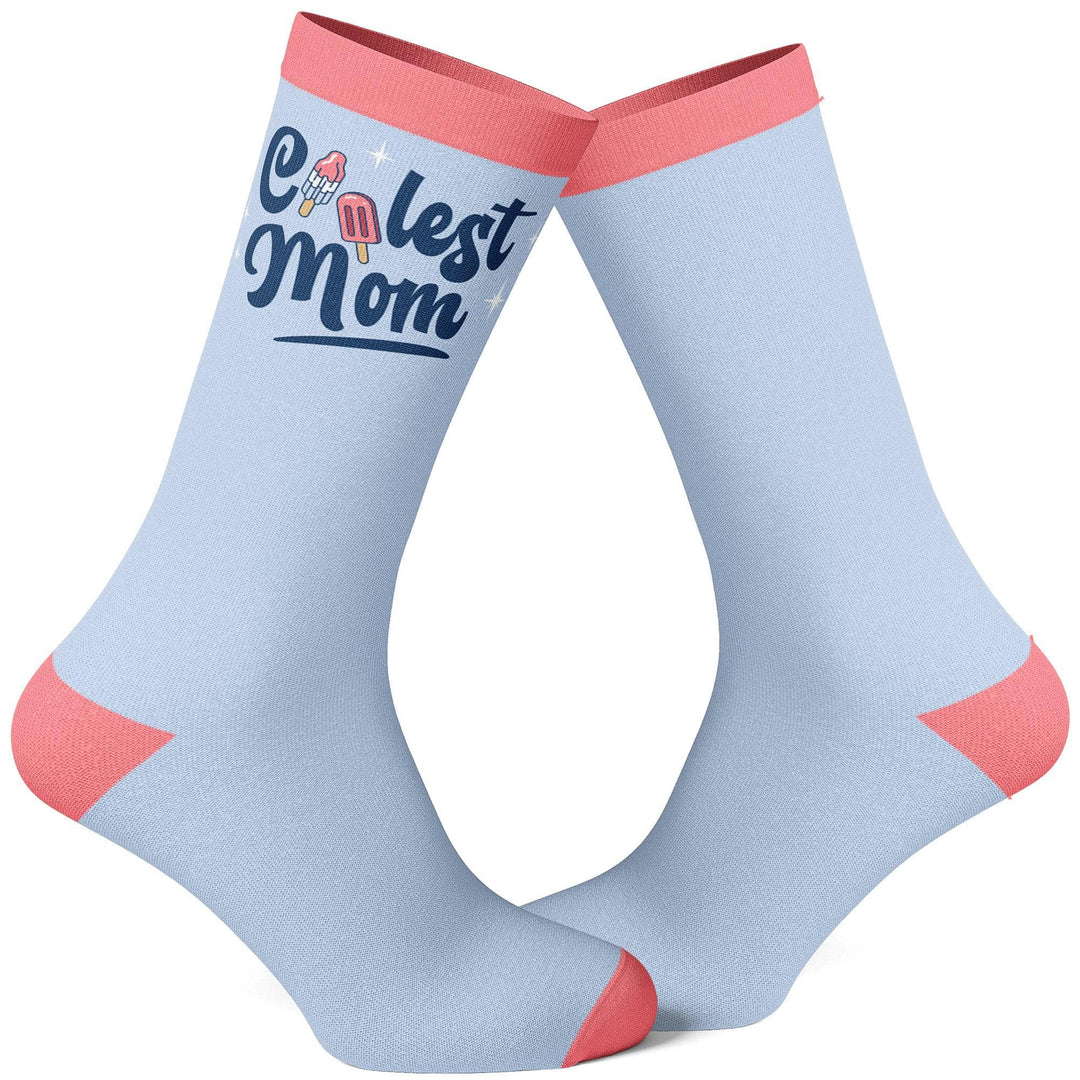 Women's Coolest Mom Popsicles Socks  -  Crazy Dog T-Shirts